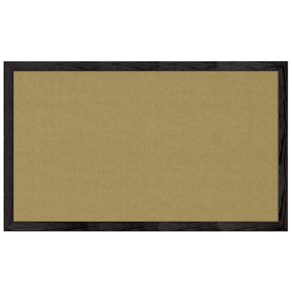 United Visual Products Combo Board, 48"x36", Black Frame/White Porcelain & Forbo UVDECORK4836B-WHTPORC-FORBO - main